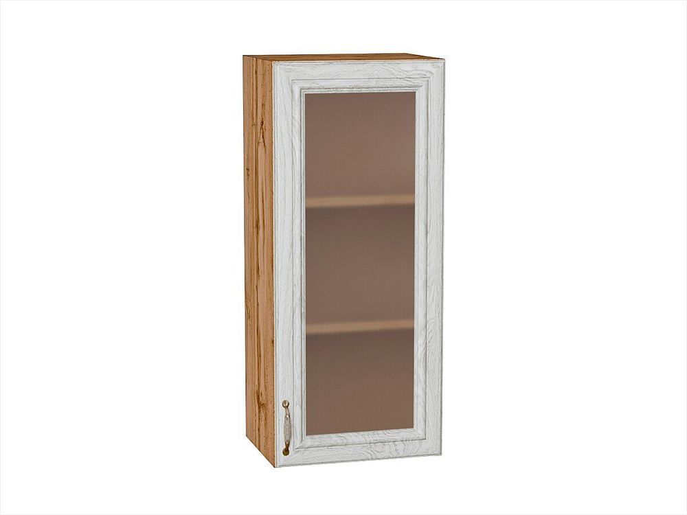 Шкаф верхний с 1-ой остекленной дверцей Шале