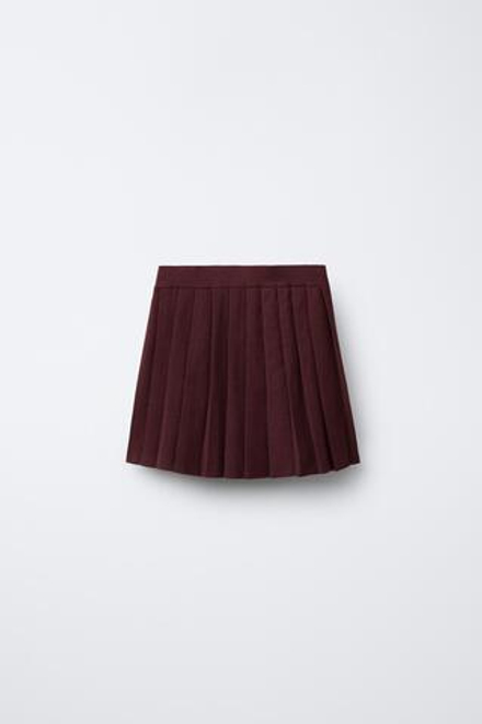 ZARA ЮБКА В СКЛАДКУ, РОЗОВЫЙ