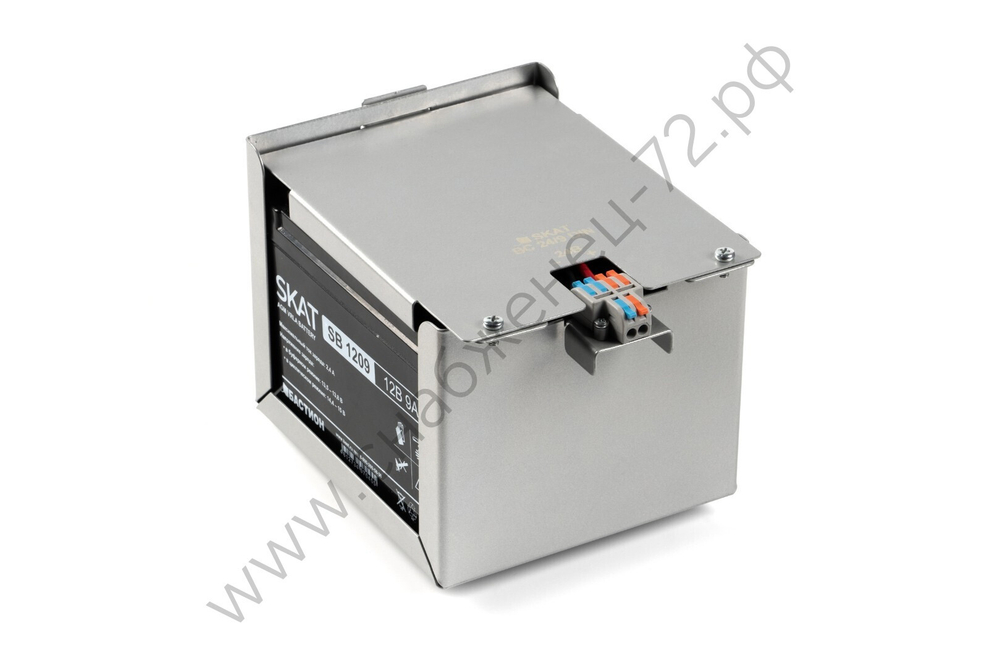 SKAT BC 24/9 DIN блок батарейный, 24В, емкость 9Ач, 2 АКБх9Ач