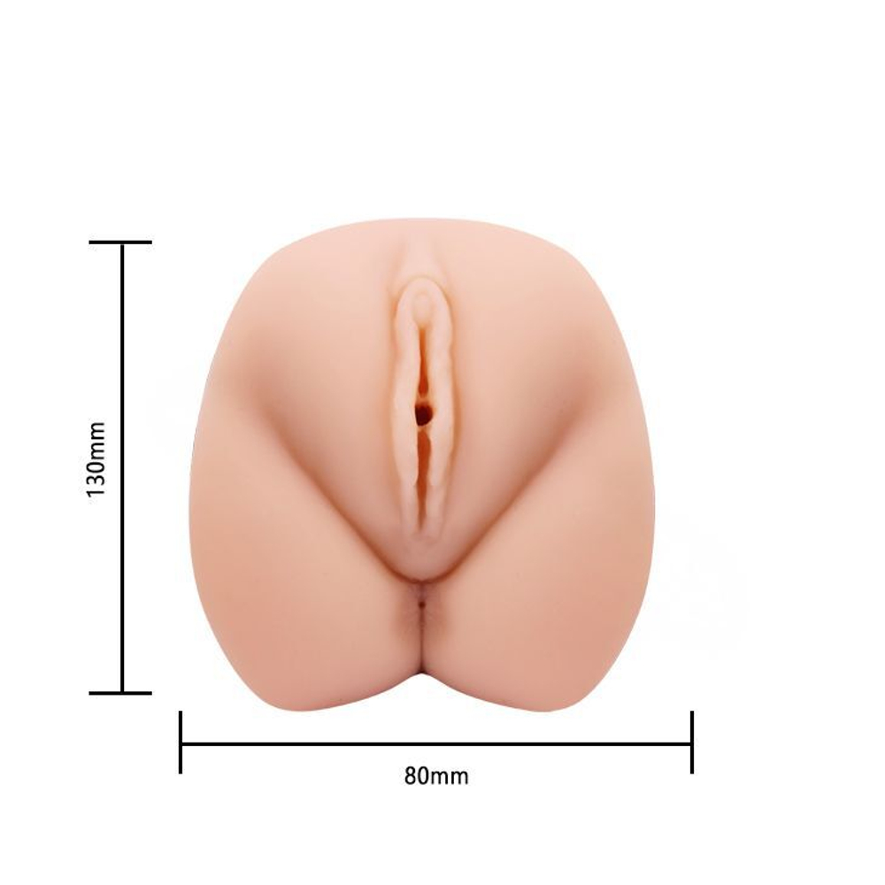 Вагина с вибрацией Шанхайский Цветок (Цвет: телесный)