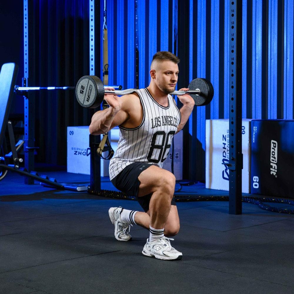 Набор изогнутых полиуретановых штанг LEVEL (шаг 5 кг, 5 шт) PROFI-FIT 10-30 кг