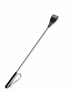 Стек длинный с черной ручкой и прямоугольным наконечником 75 см