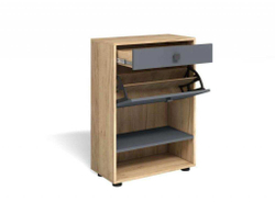 Прихожая мини-лайт компл. 7 дуб крафт/графит