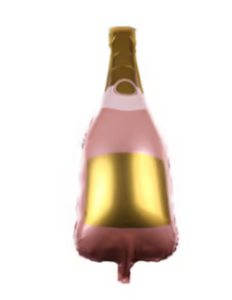 К Фигура Бутылка Шампанского Розово-золотая