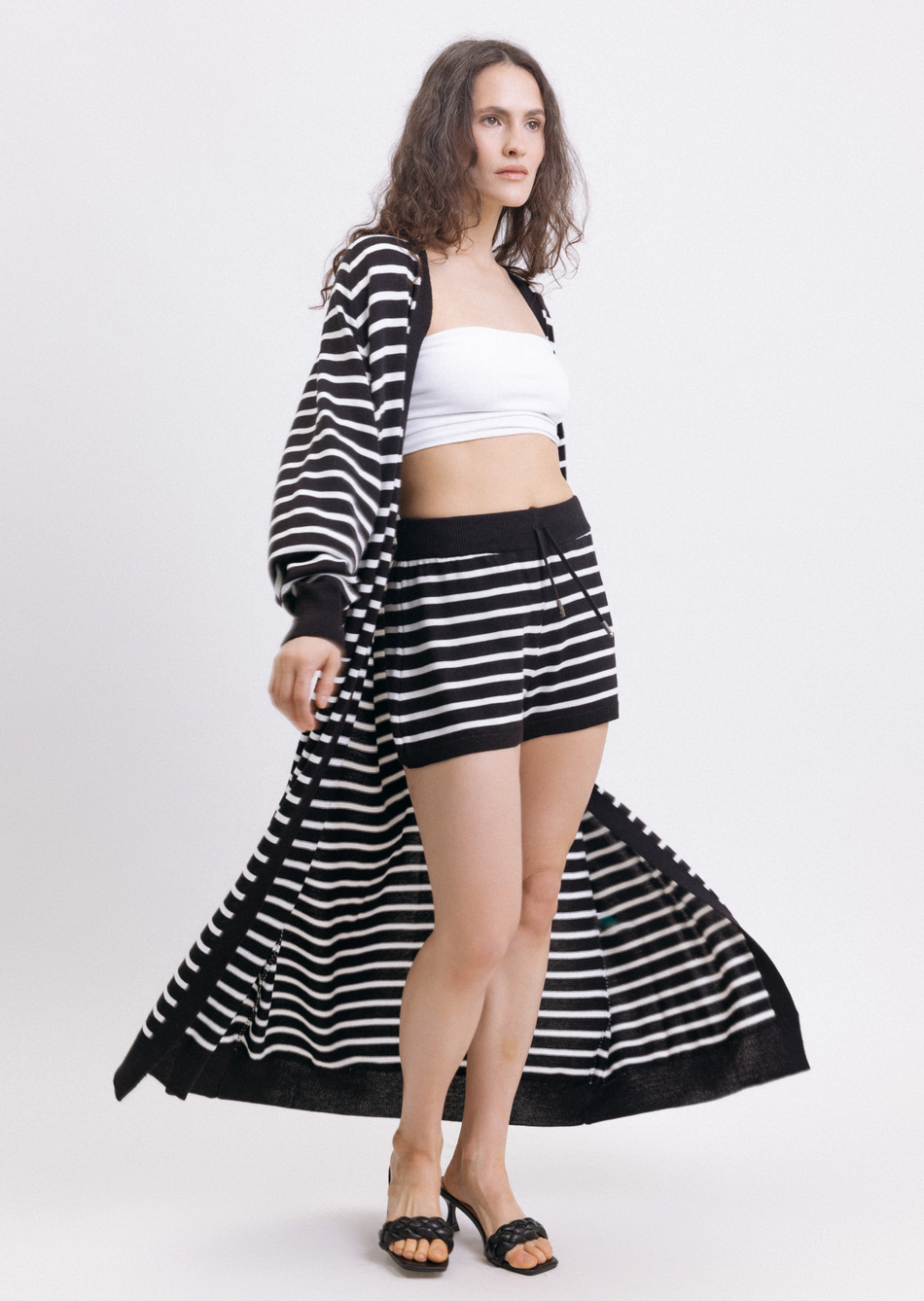 Шорты в полоску