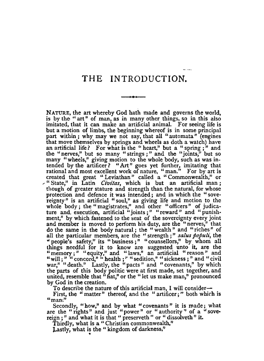 Leviathan. Or, The Matter, Form, and Power of a Commonwealth Ecclesiastical and Civil | Hobbes Thomas