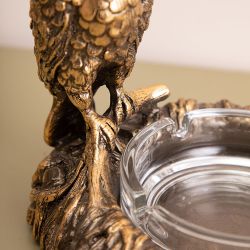 Пепельница Соколиная охота Бронза