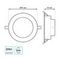Встраиваемый светодиодный светильник Gauss Elementary Downlight 999420207