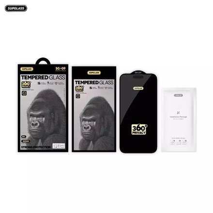 Стекло (Антишпион 360° ) SUPGLASS Privacy Glass SG-09 IPh 13 Pro Max/14 plus (6.7)
