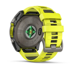 Умные часы Garmin Fenix 8, 51 мм, Solar, Sapphire Titanium with AMP yellow/graphite silicone band