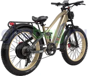 Электровелосипед Yokamura Dyna 2500W (52V/30Ah) - Military Khaki фото №8