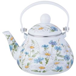 ЧАЙНИК AGNESS ЭМАЛИРОВАННЫЙ СЕРИЯ "SENTIMENT", 1,3 Л