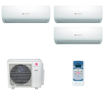 Мультисплит система на 3 комнаты Dantex RK-M07C3N x 3 / RK-3M21HM3E-W