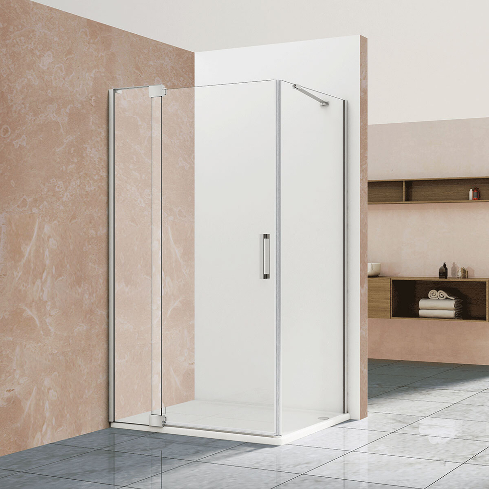Душевой уголок Extra VSR-1E111280CL, 1100/1200*800, хром, стекло прозрачное, , шт