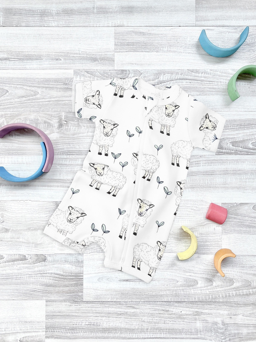 Песочник Mjolk Sleep and Play Овечки