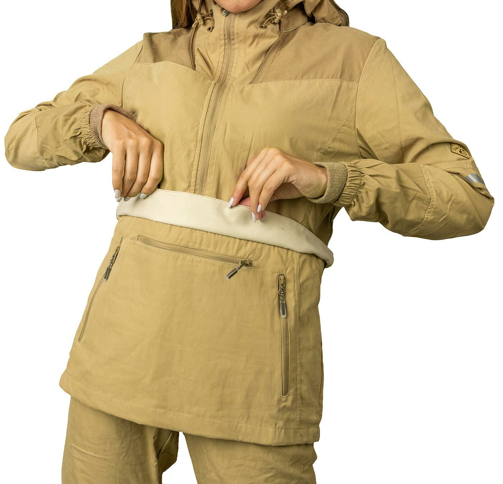 Костюм женский Orion Active "Элит Барьер" (хлопок, нейлон), светло-бежевый