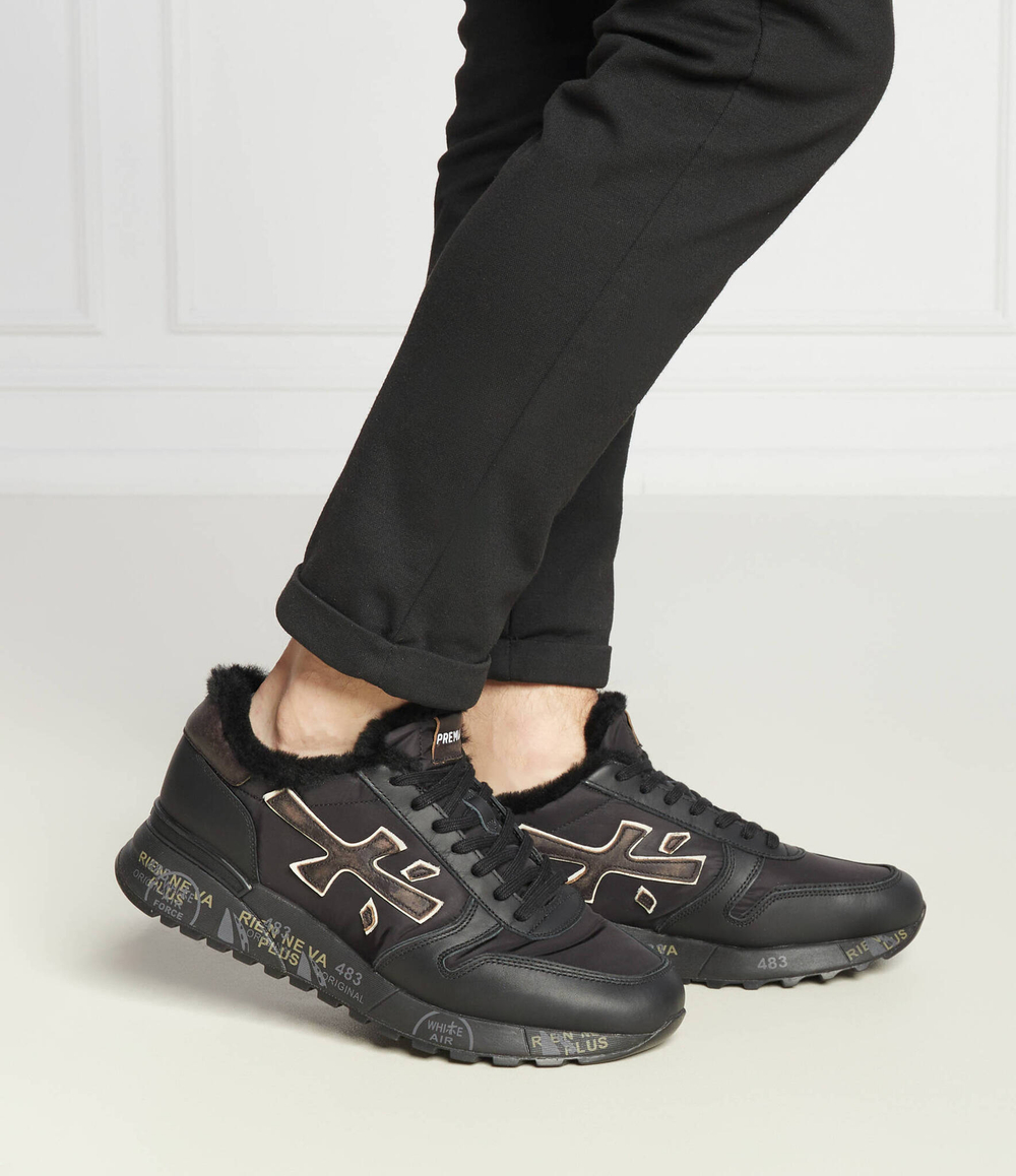 Кожаные кроссовки mick Premiata - черный(MICK)