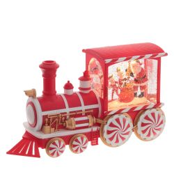 GAEM Изделие декоративное "Паровоз" (подсветка, вьюга, AAх3 н/п) L32 W11 H16 см