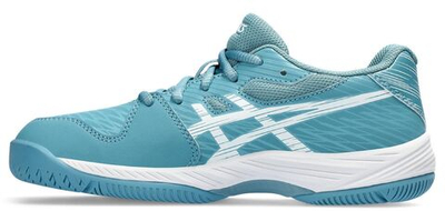 детские Кроссовки теннисные Asics Gel-Game 9 GS - gris blue/white