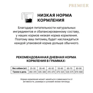 Уценка! Повр.упак. / Сухой корм Premier Dog Lamb&Turkey Adult Maxi для собак крупных пород из свежего мяса ягненка с индейкой