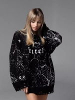 Свитер оверсайз рваный