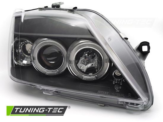 Фары передние для DACIA LOGAN 04-08 ANGEL EYES BLACK