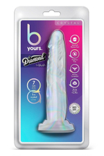 Прозрачный фаллоимитатор-реалистик Crystal - 19 см. (Цвет: прозрачный)