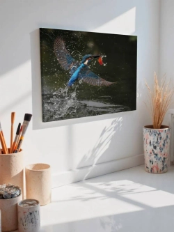 Картина на стену 40 X 50 Птица и рыба