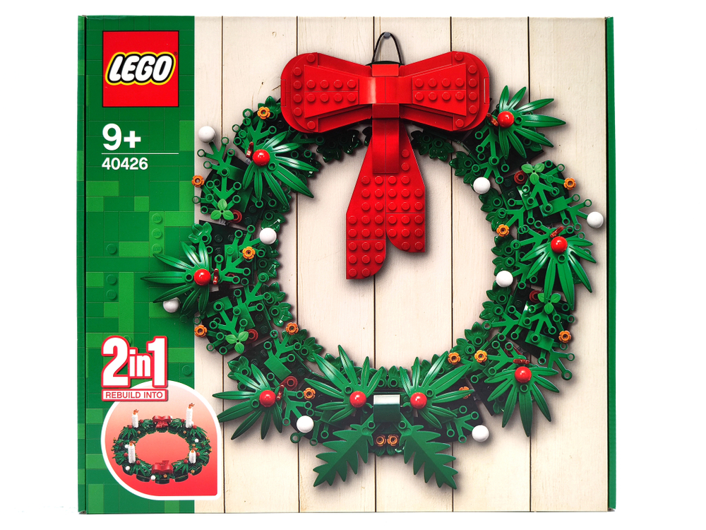 Конструктор LEGO 40426 Рождественский венок 2-in-1