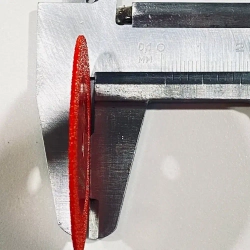 Диск алмазный " Красный ДРАКОН " 3 штс оправкой для гравера по керамограниту/стеклу 50 мм/80-100Grit