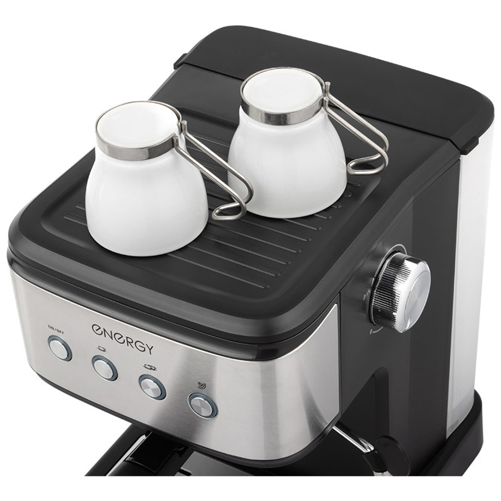 Кофеварка Energy EN-264R, резервуар 1,5л, 1100Вт