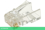 Коннектор Hyperline PLUG-8P8C-U-C6-100