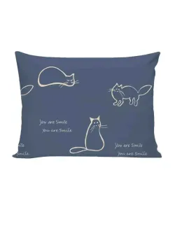 Постельное белье "КОТИКИ/КОТИКИ (компаньон)" 1,5-сп наволочка 50х70 1шт Простынь на резинке 90х200 см Пододеяльник 145х215 см Сказка сатин