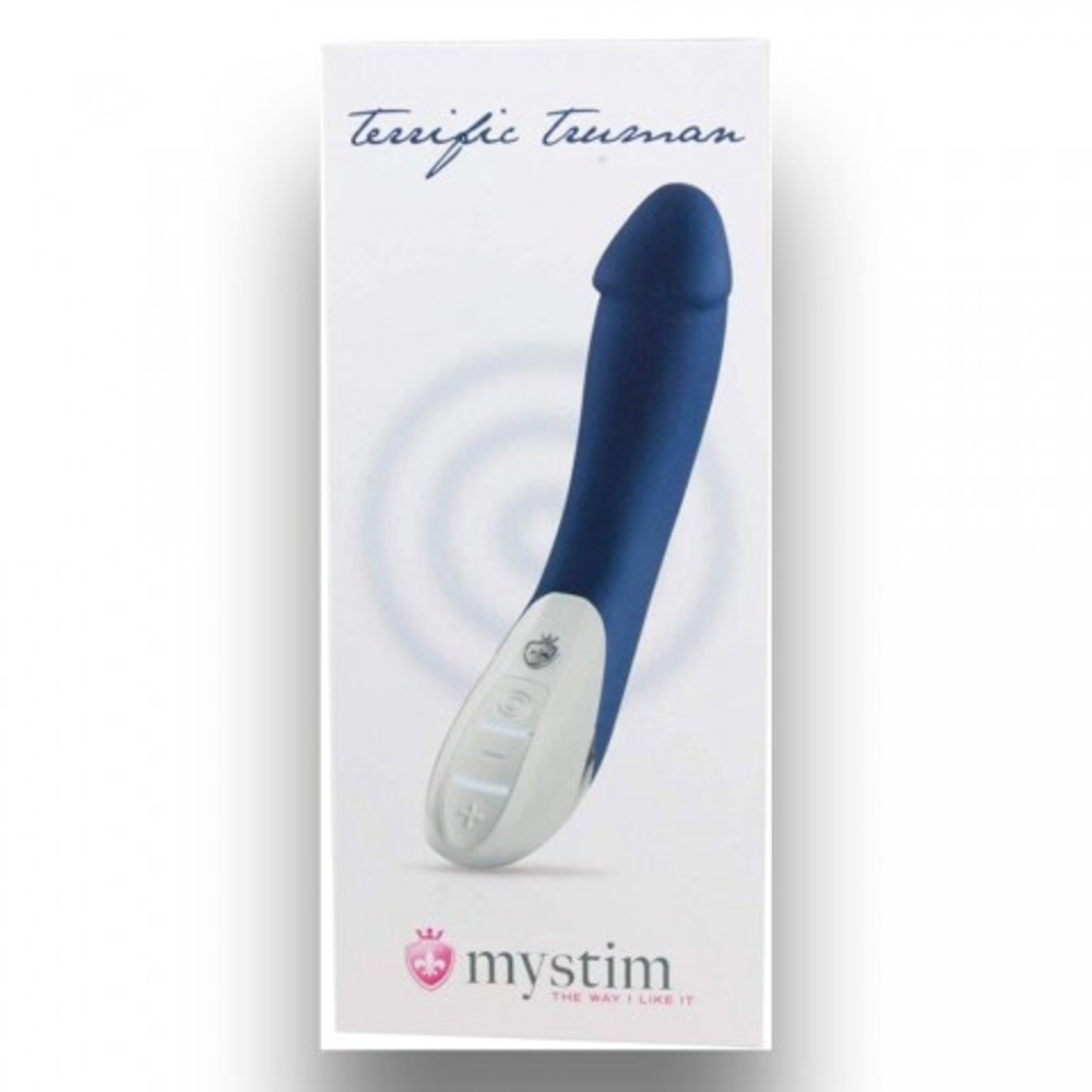 Вибратор Mystim Terrific Truman темно-синий