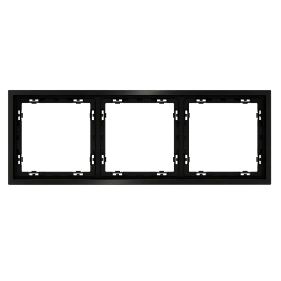 Рамка металлическая на 3 поста, S70 Metal (антрацит) vlsm120312