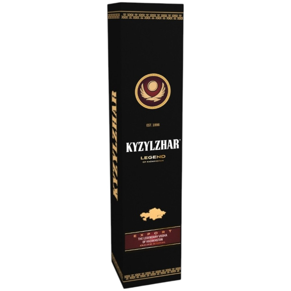 Водка Kyzylzhar Legend of Kazakhstan 0,7 л. В подарочной упаковке