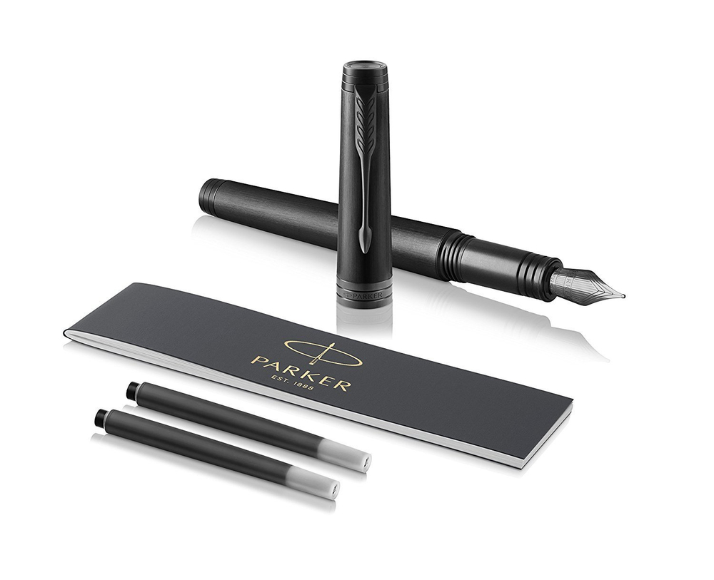 Ручка перьевая Parker Premier Monochrome Black
