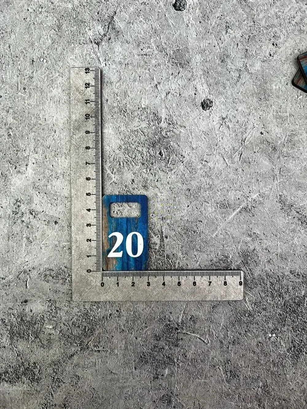 Номерки для гардероба 3х5 см