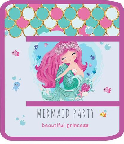 Папка д/труда А4 молния вокруг с уголком "Русалочка 2022" (Пчелка)