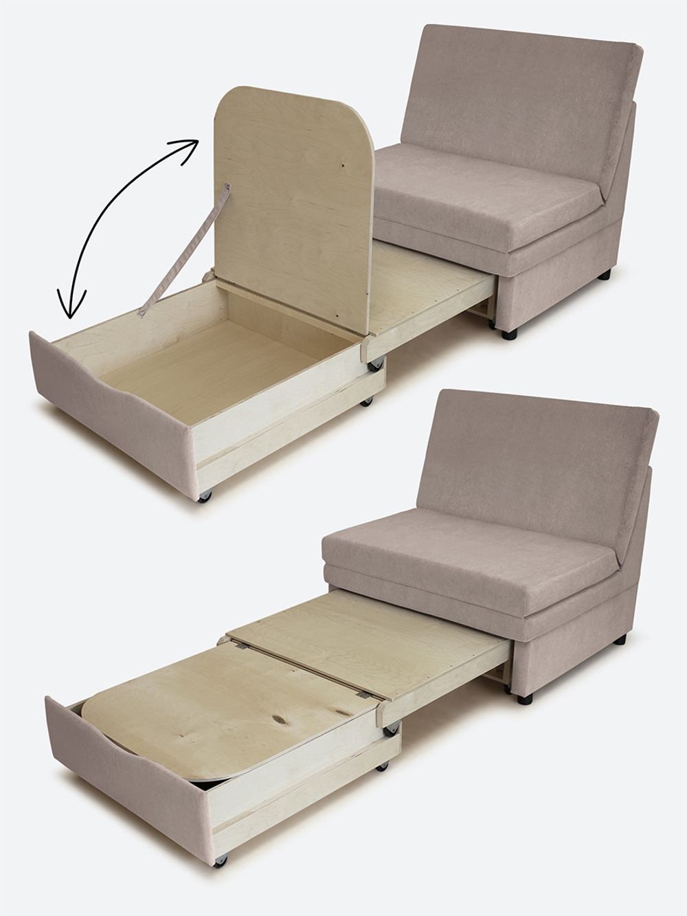 Кресло-кровать "Экономик" 90 см