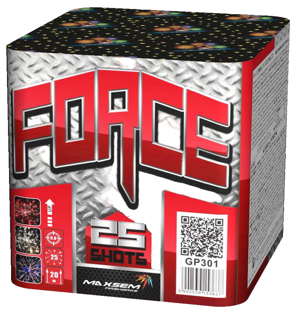 АКЦИЯ Салют FORCE 25 залпов 0.6 калибр GP301 Maxsem