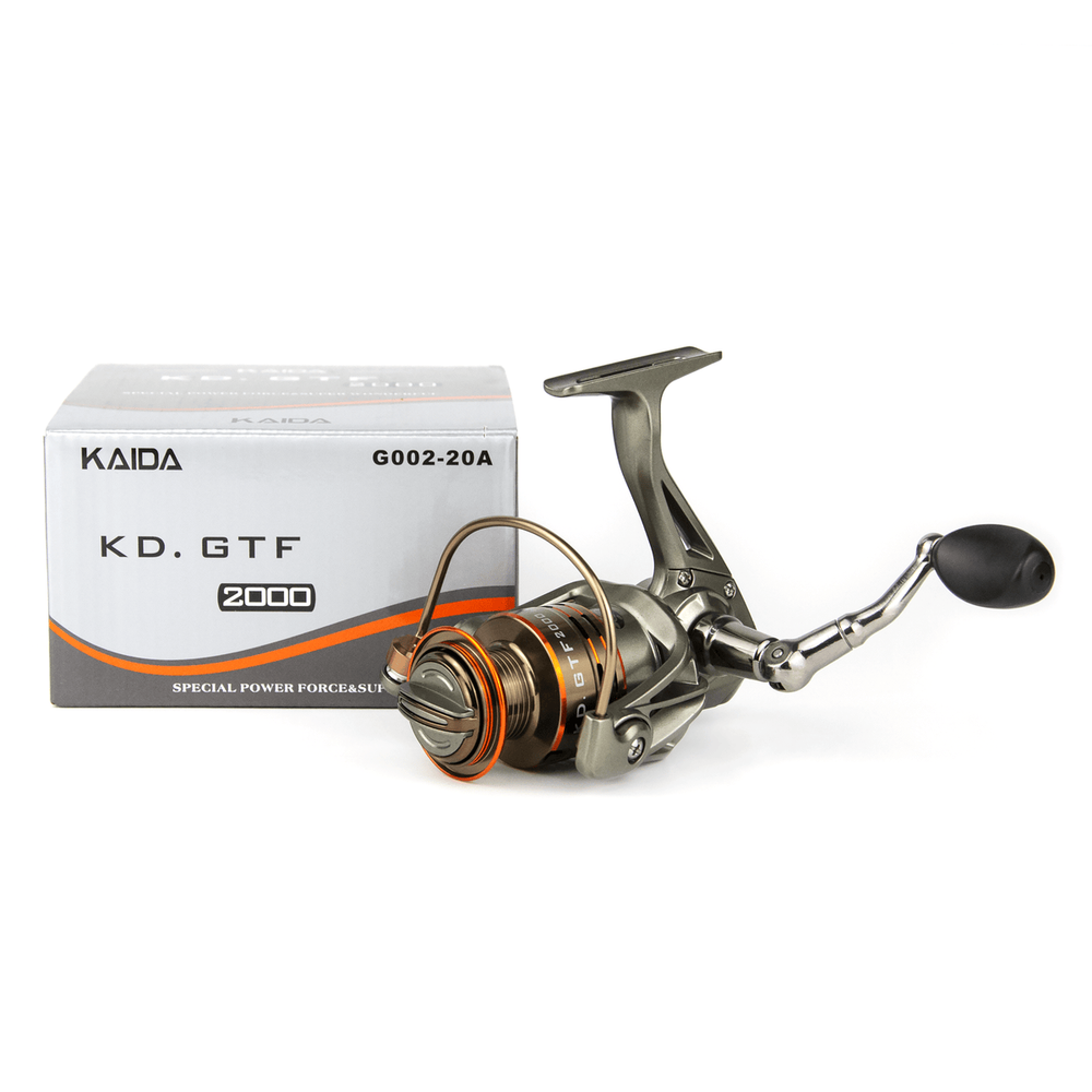 Катушка безынерционная Kaida KD.GTF G002-20A (2000, 4+1BB, мет. шпуля)