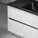 Тумба подвесная под раковину Sancos Urban, белый глянец 990х450х550