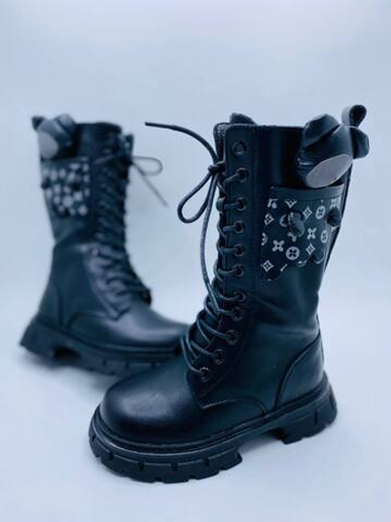 Брендовые ботинки черные Buba VL