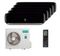 Мультисплит система на 5 комнат Hisense AMS-09UW4RVETG00(B) x 5 / AMW5-42U4RTA