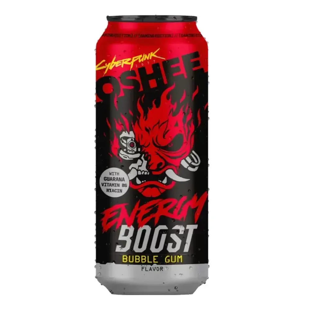 Напиток б/а OSHEE Energy Boost Cyberpunk Бабл-гам 500 ml