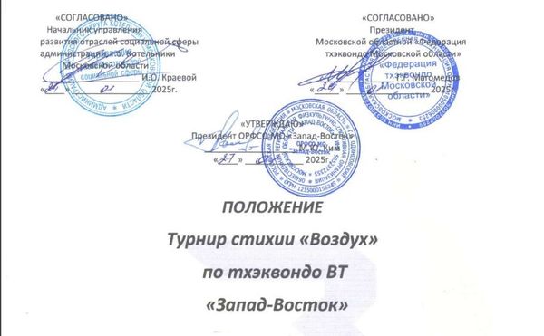 Турнир стихи  &quot;Воздух&quot; по тхэквондо ВТ &quot;Запад-Восток&quot;