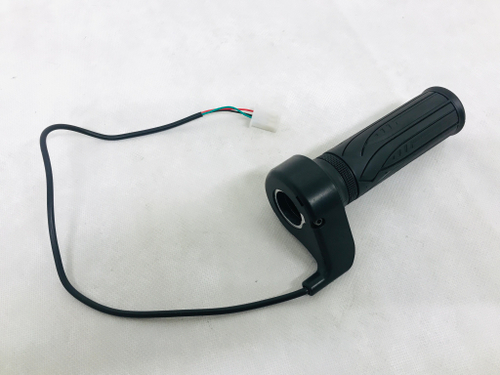 Ручка газа для электровелосипеда на 24, 36 и 48 вольт с коротким кабелем Без 2й грипсы