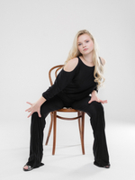 Топ для танцев с открытыми плечами