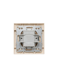 Выключатель 2-кл. СП Минск 10А IP20 беж. EKF ERV10-023-20